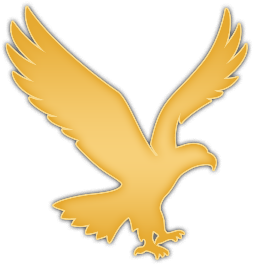 a yellow bird flying in the air