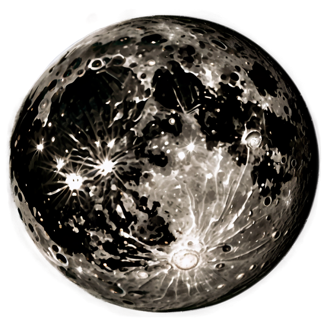 a black and white image of the moon