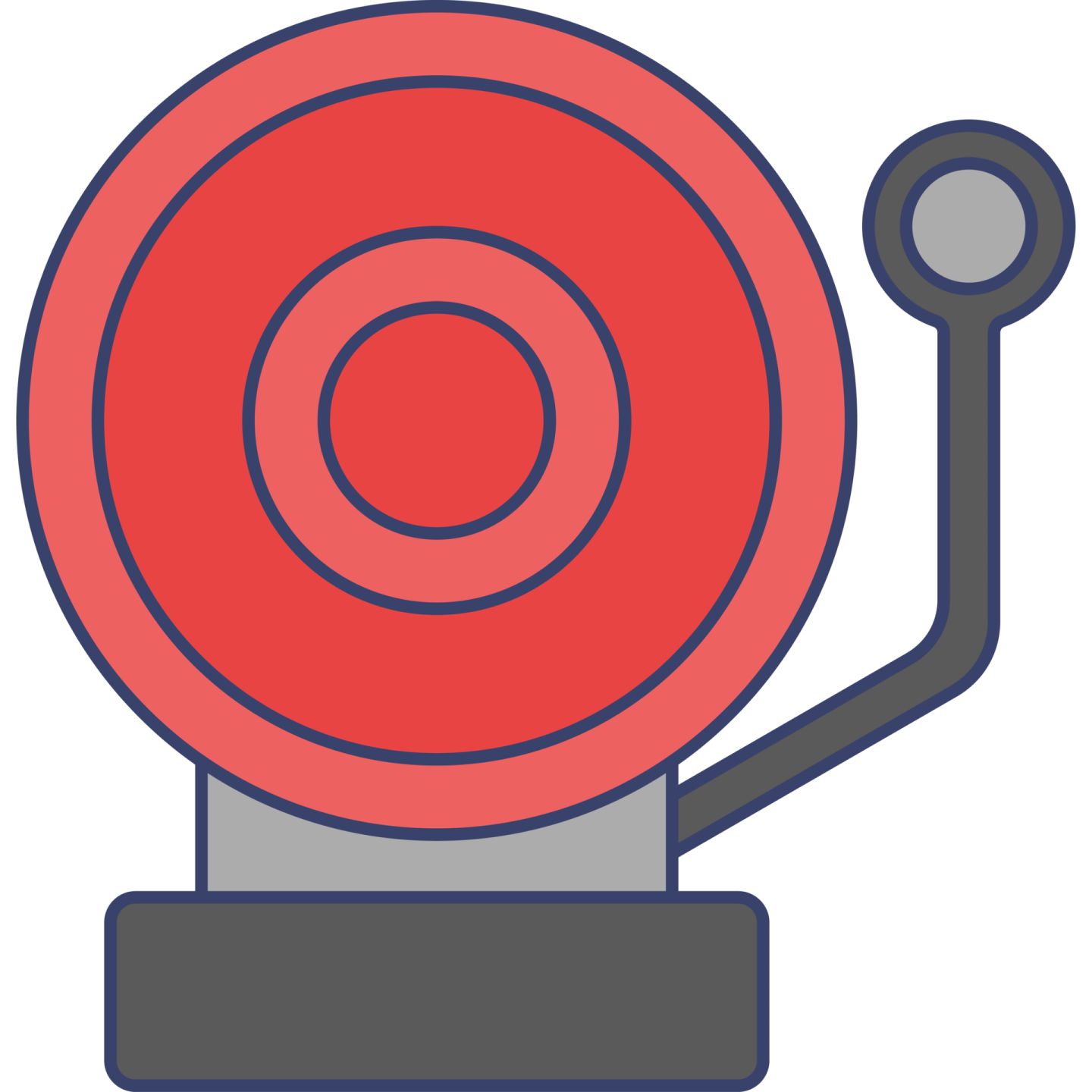 an image of a red target with a white background