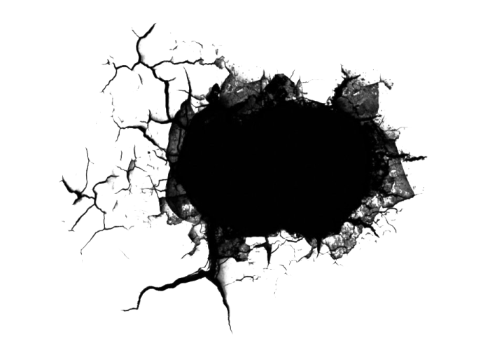 an image of a hole in the ground
