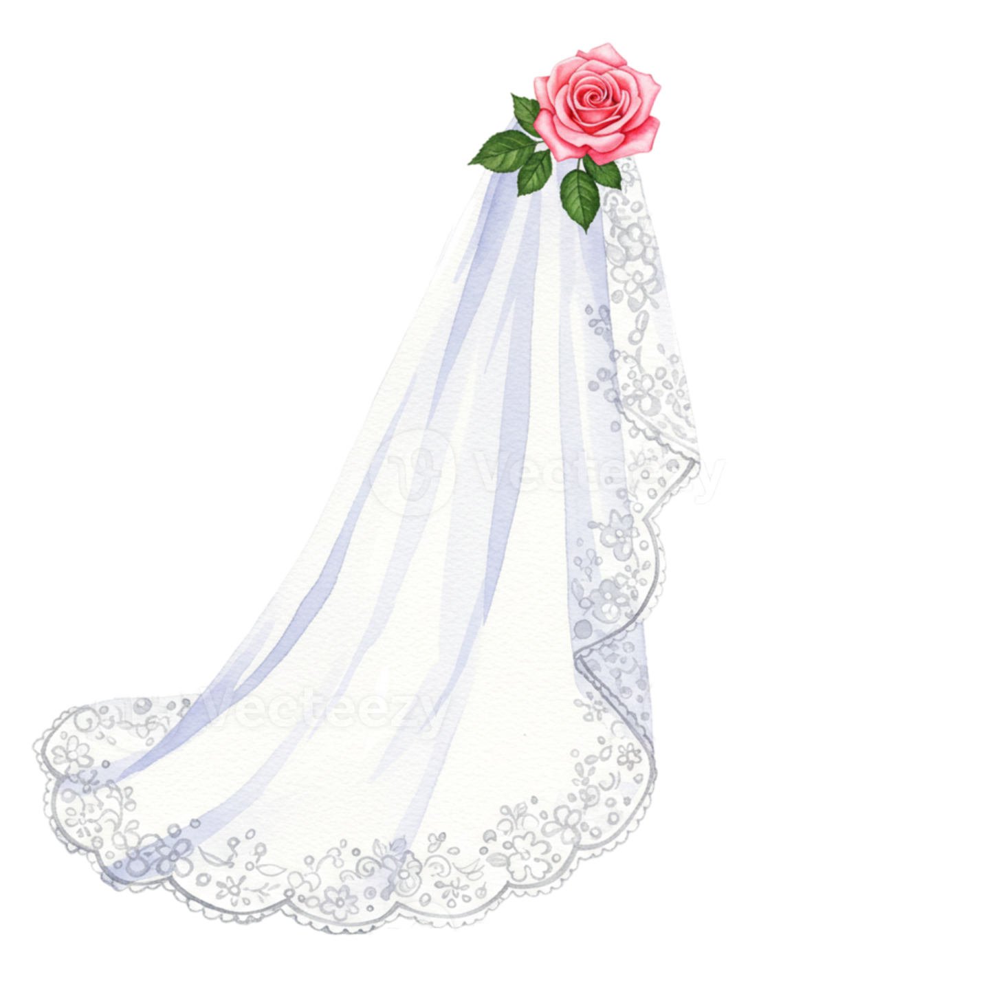 a wedding dress with a rose on it