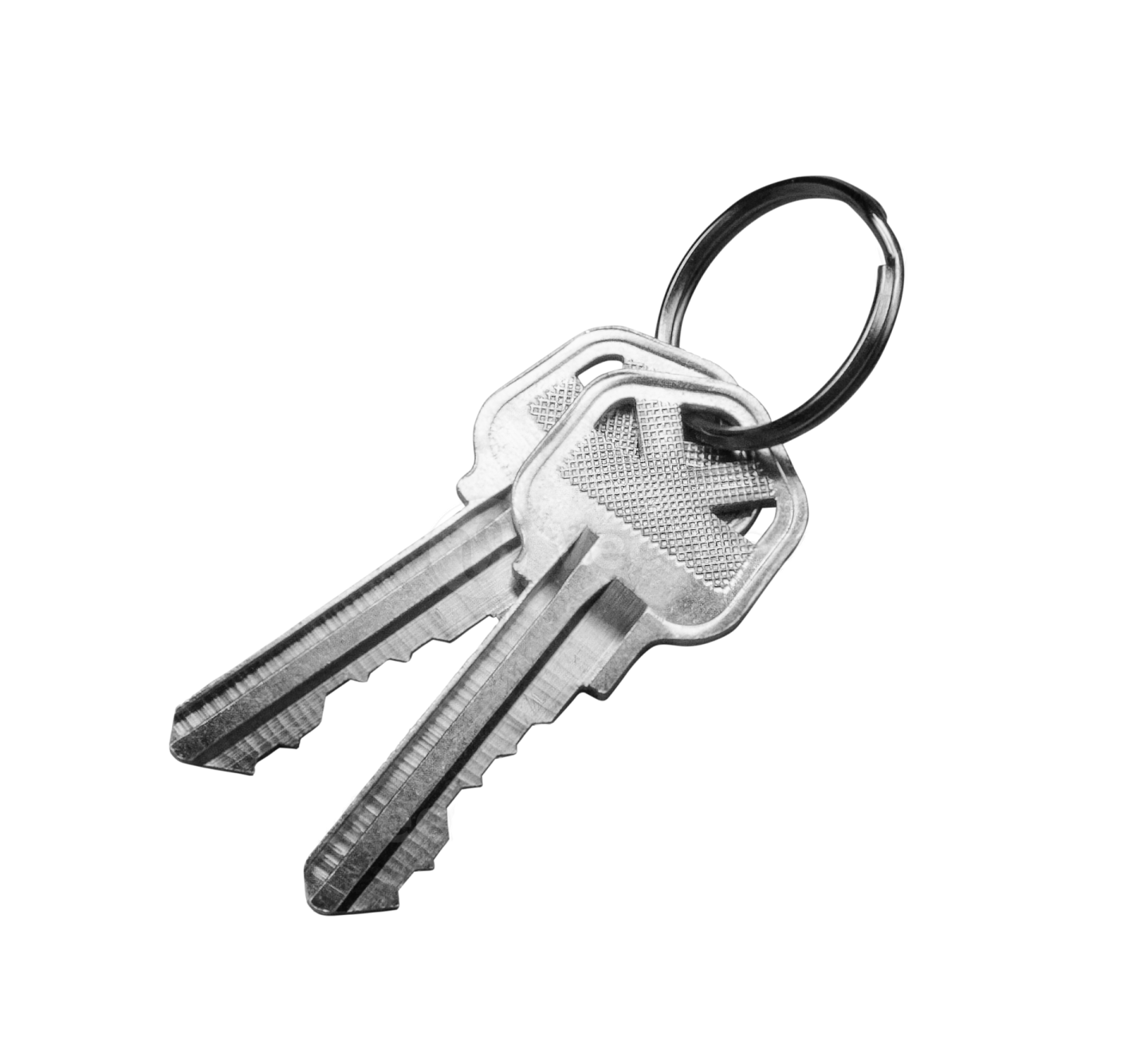 a bunch of keys on a white background