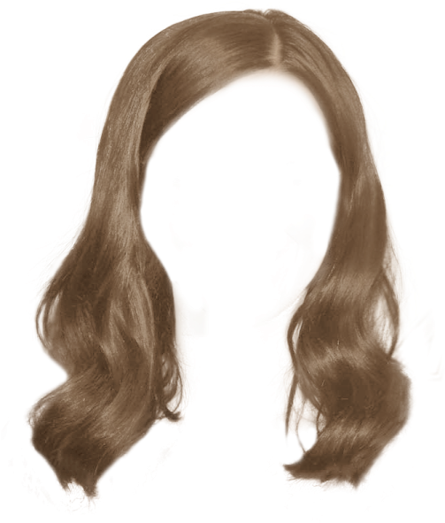 a drawing of a woman with long brown hair