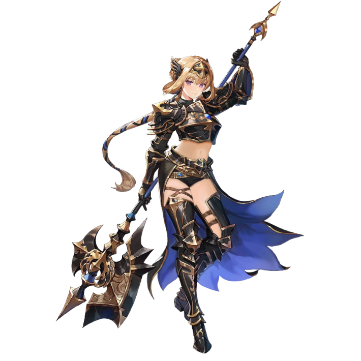 an image of a woman in armor holding a sword