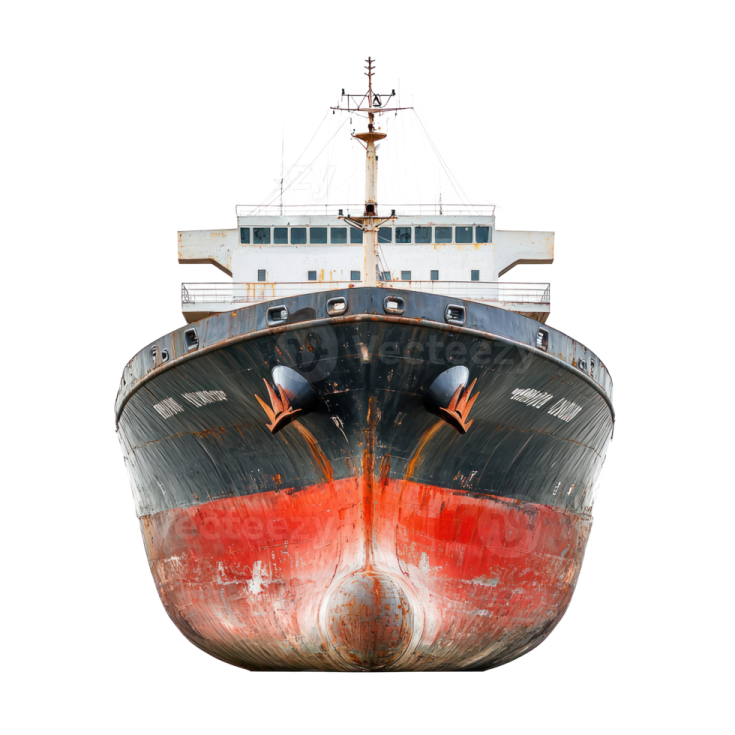 a large boat is sitting on the water