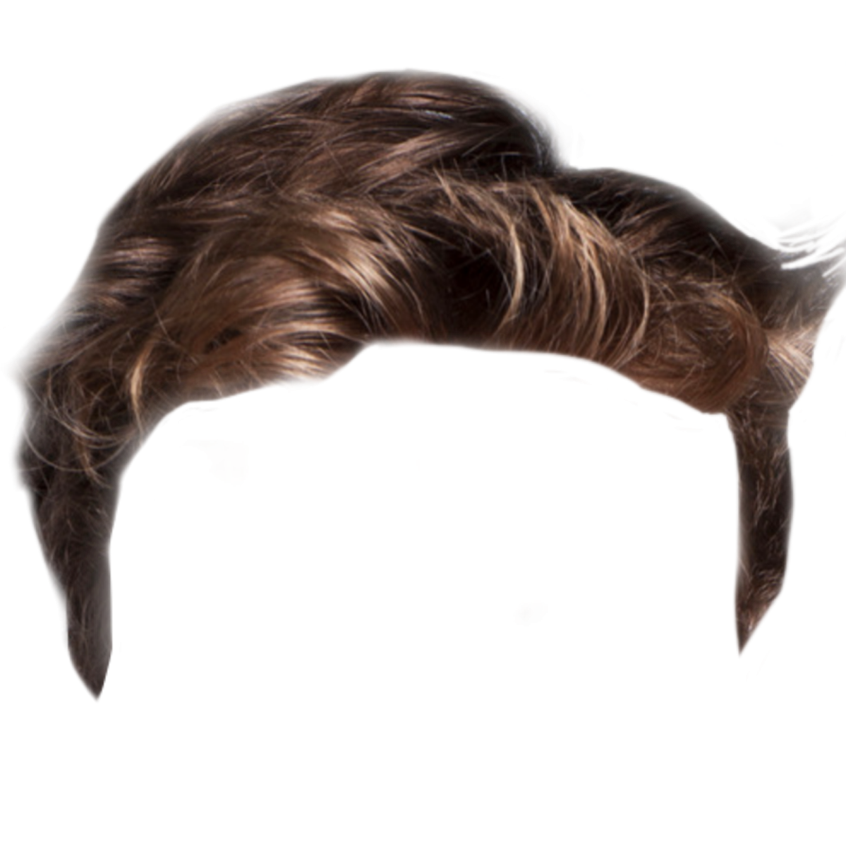 a close up of a man's hair