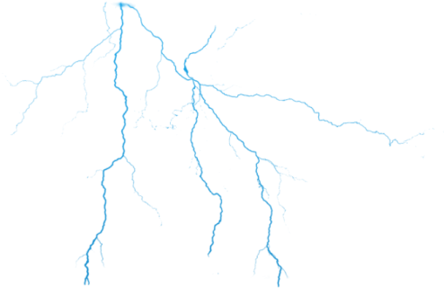 a drawing of lightning in the sky