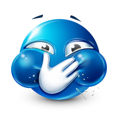 an image of a blue bird with its mouth open