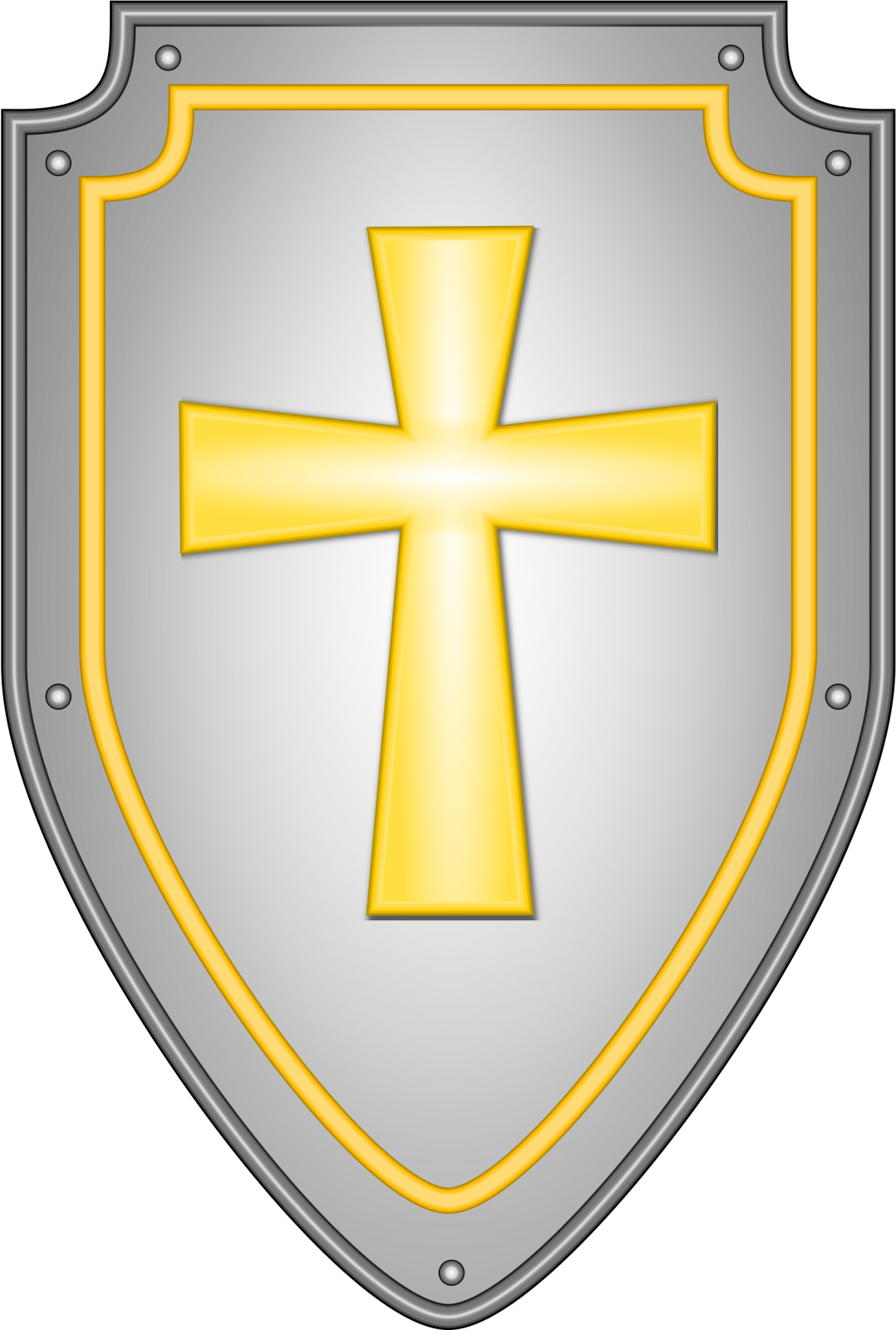 a shield with a cross on it