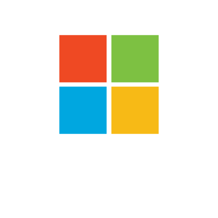 the logo for microsoft