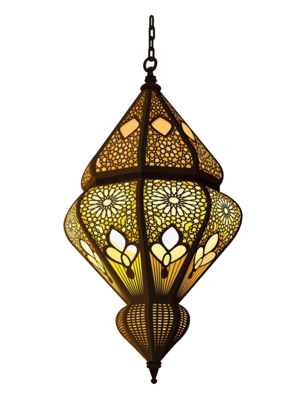 a hanging lamp in the shape of a flower