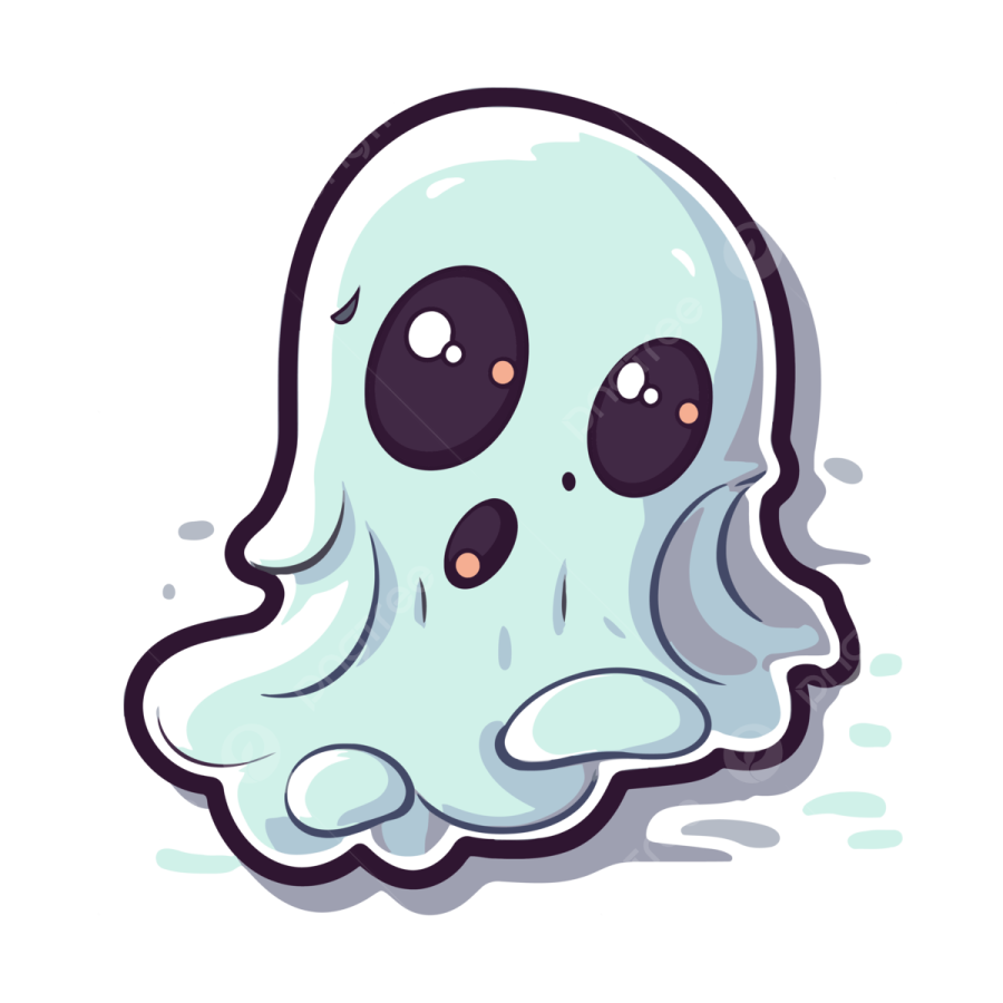 an illustration of a ghost