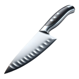 a knife on a white background