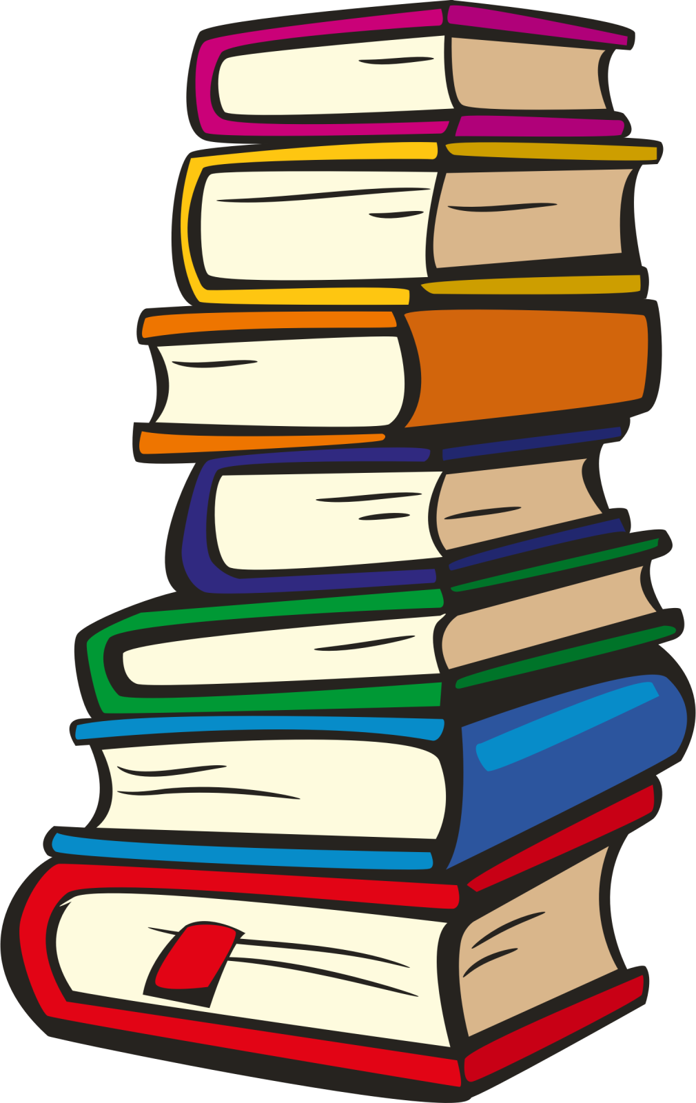 a stack of books