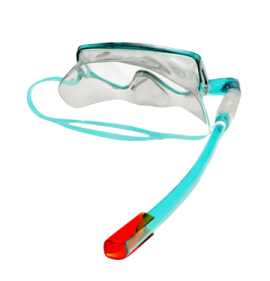a pair of safety goggles on a white background