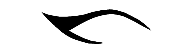 a black and white image of the letter k