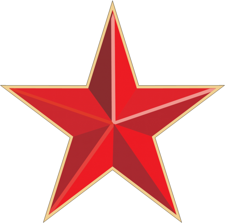 a red star