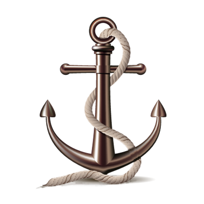 an anchor on a white background