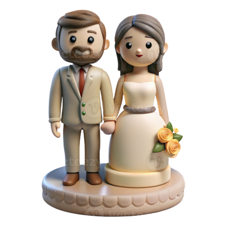 custom wedding cake topper