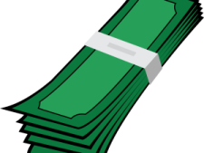 a stack of money
