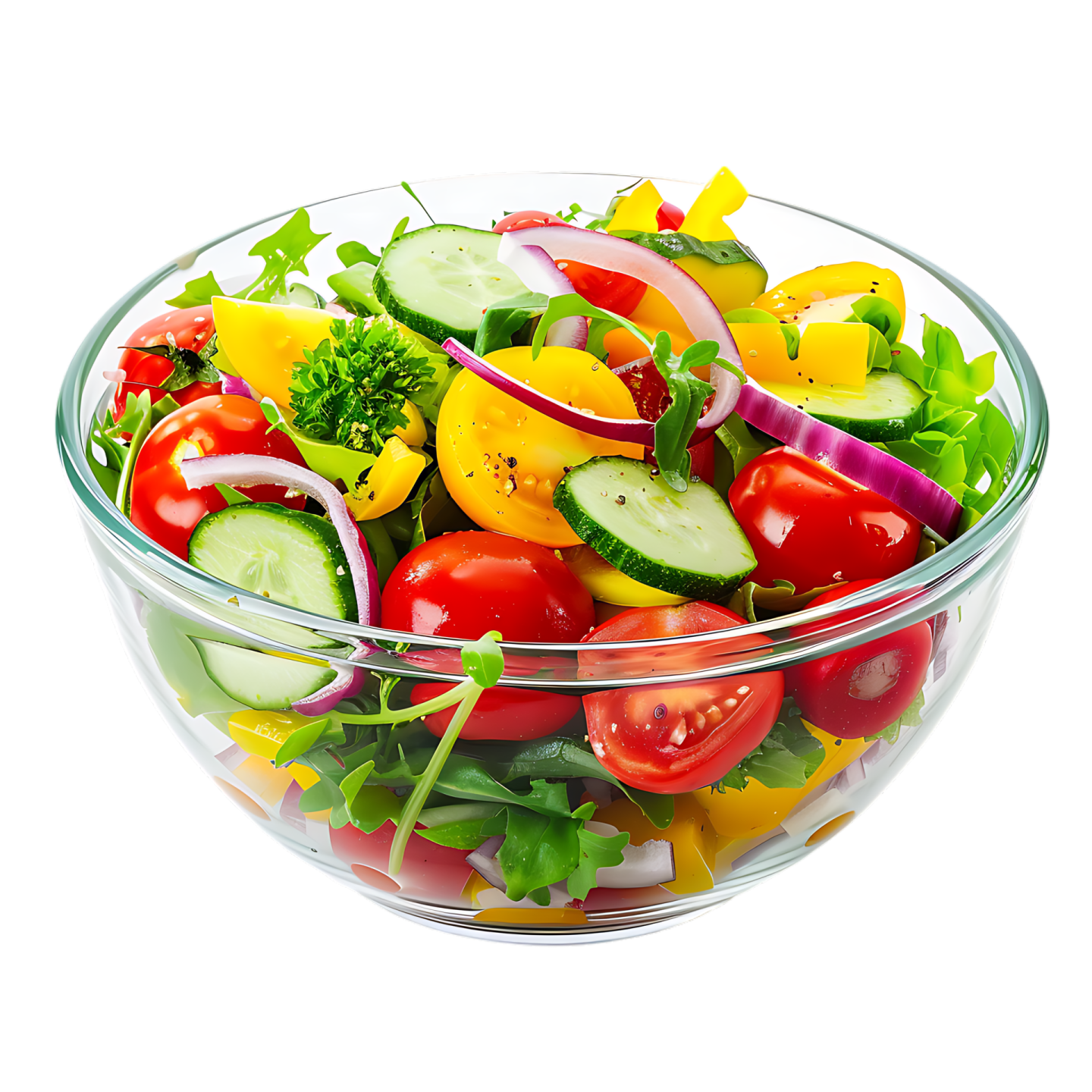 a bowl of salad