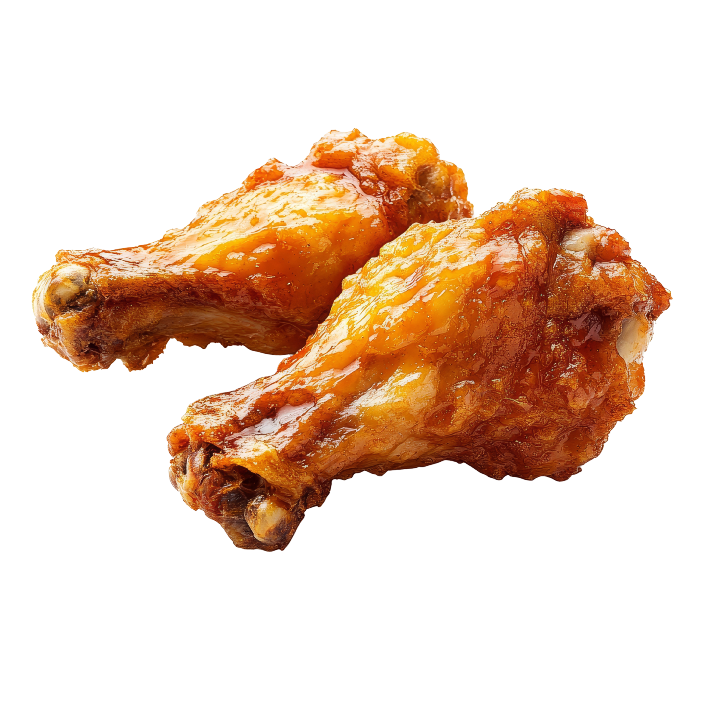 chicken wings on a white background