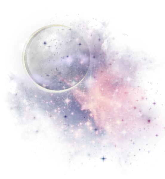 a watercolor painting of a moon in the sky