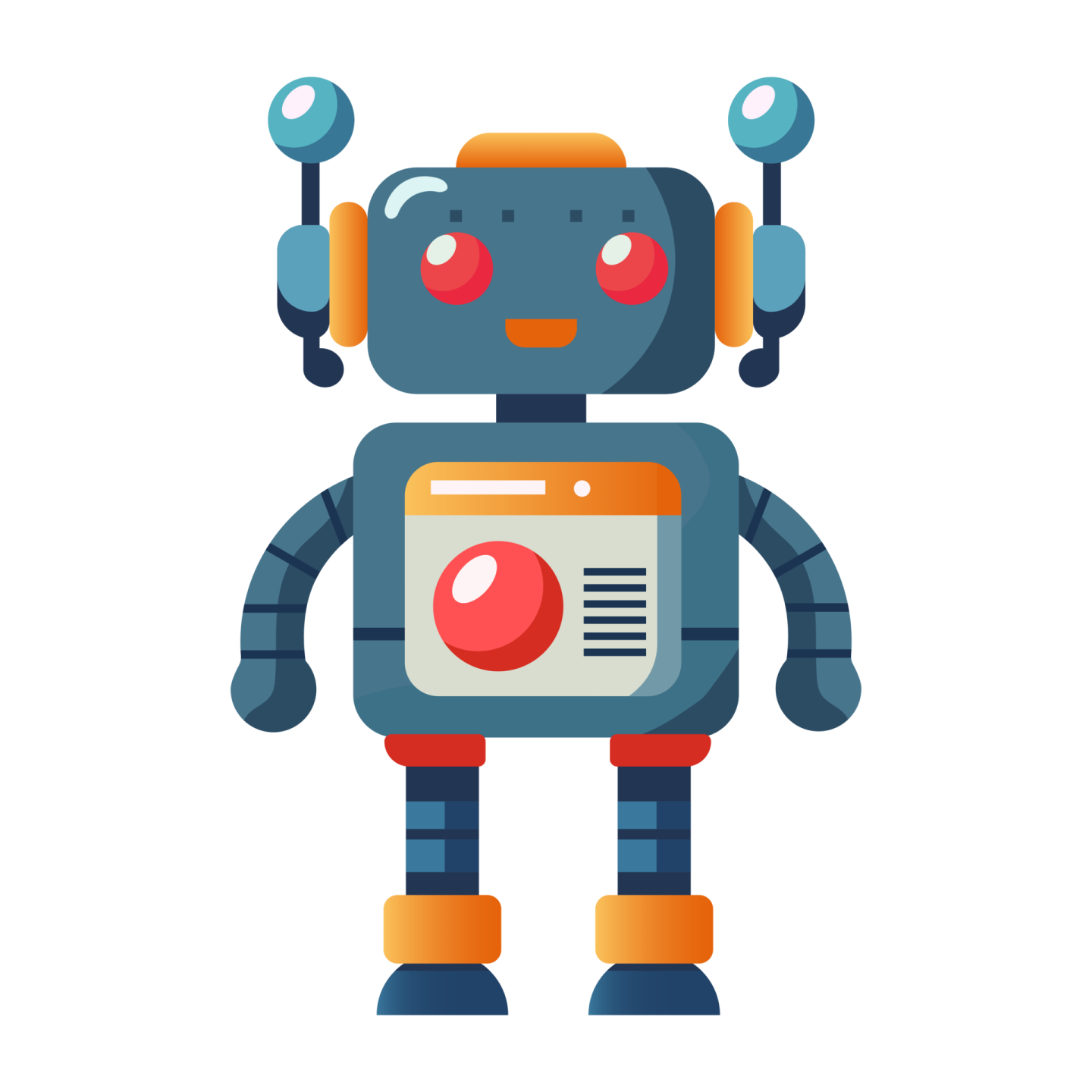 an illustration of a robot