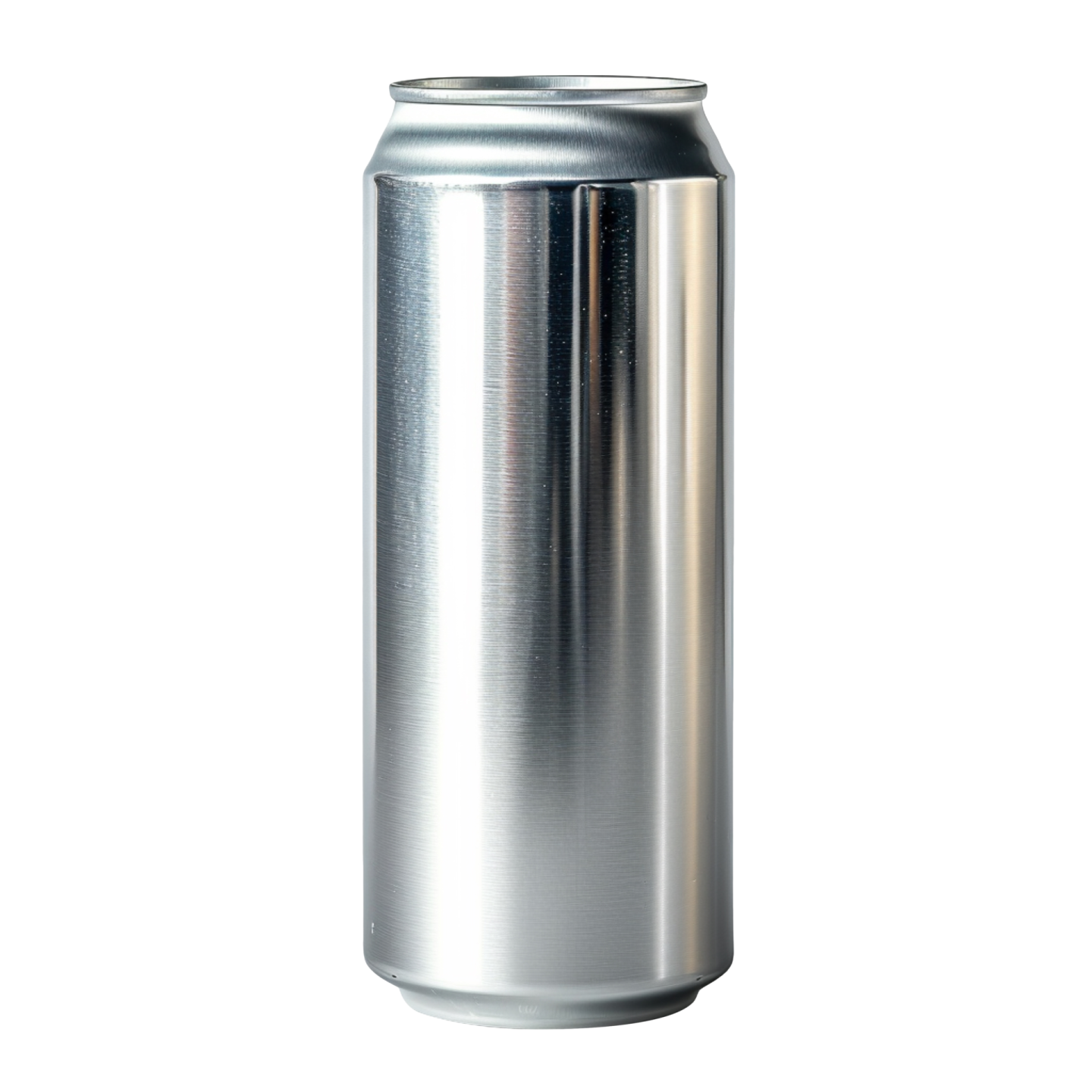 a can of beer on a white background
