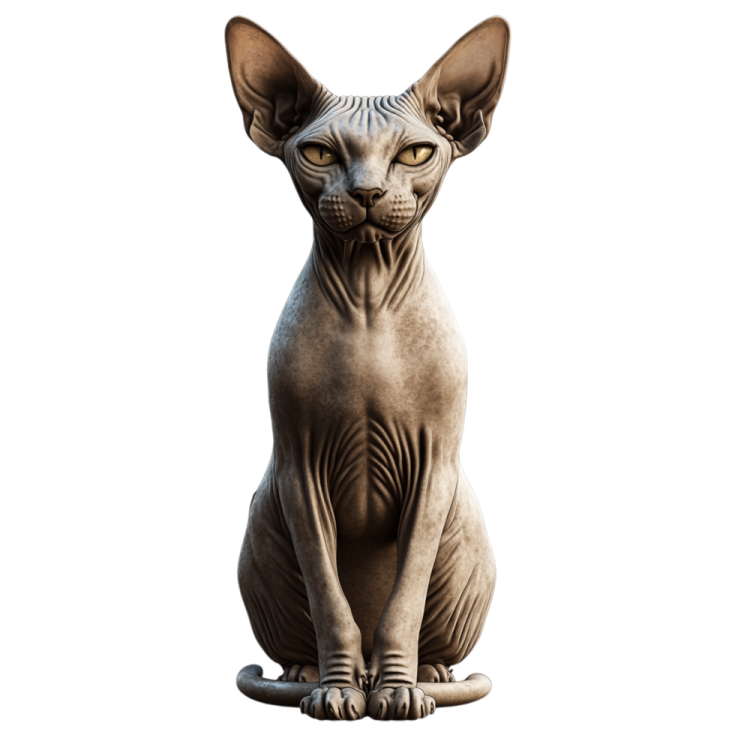 a cat sitting on top of a table