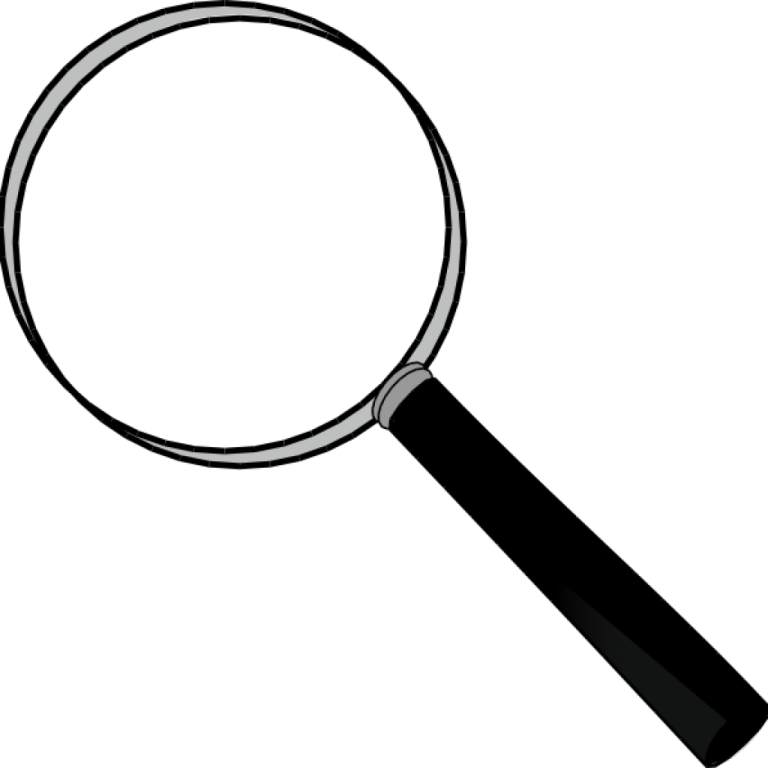 a black and white image of a magni