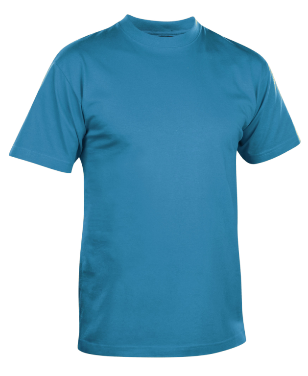 a blue t - shirt on a white background