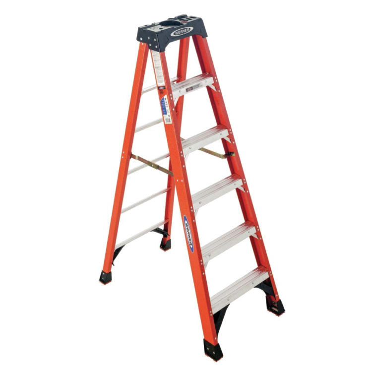 a step ladder on a white background