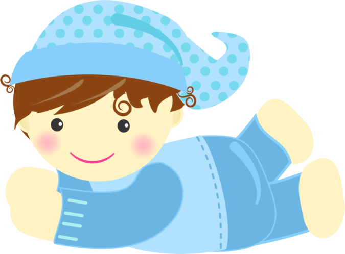 a baby in a blue dress and hat