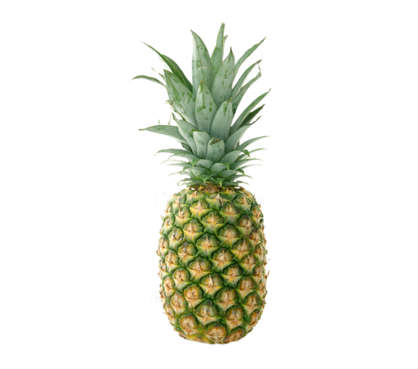 a pineapple on a white background