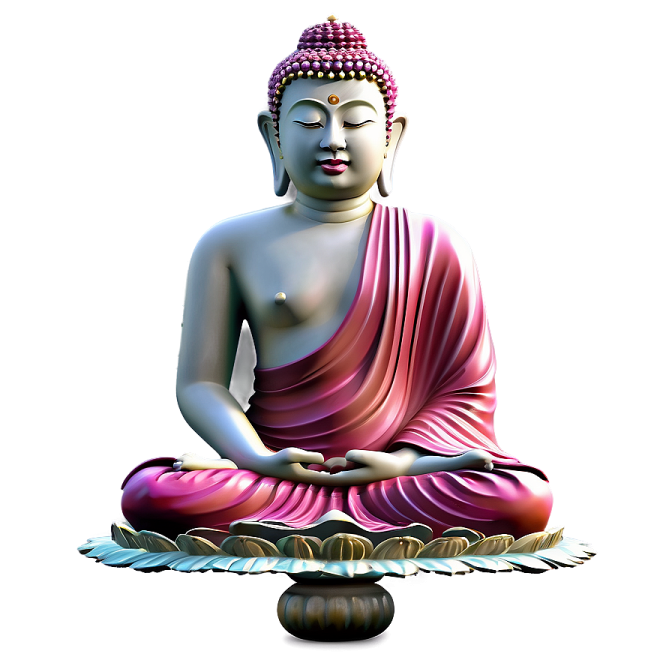 a buddha statue sitting on top of a table