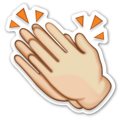 a hand with an orange arrow pointing towards it