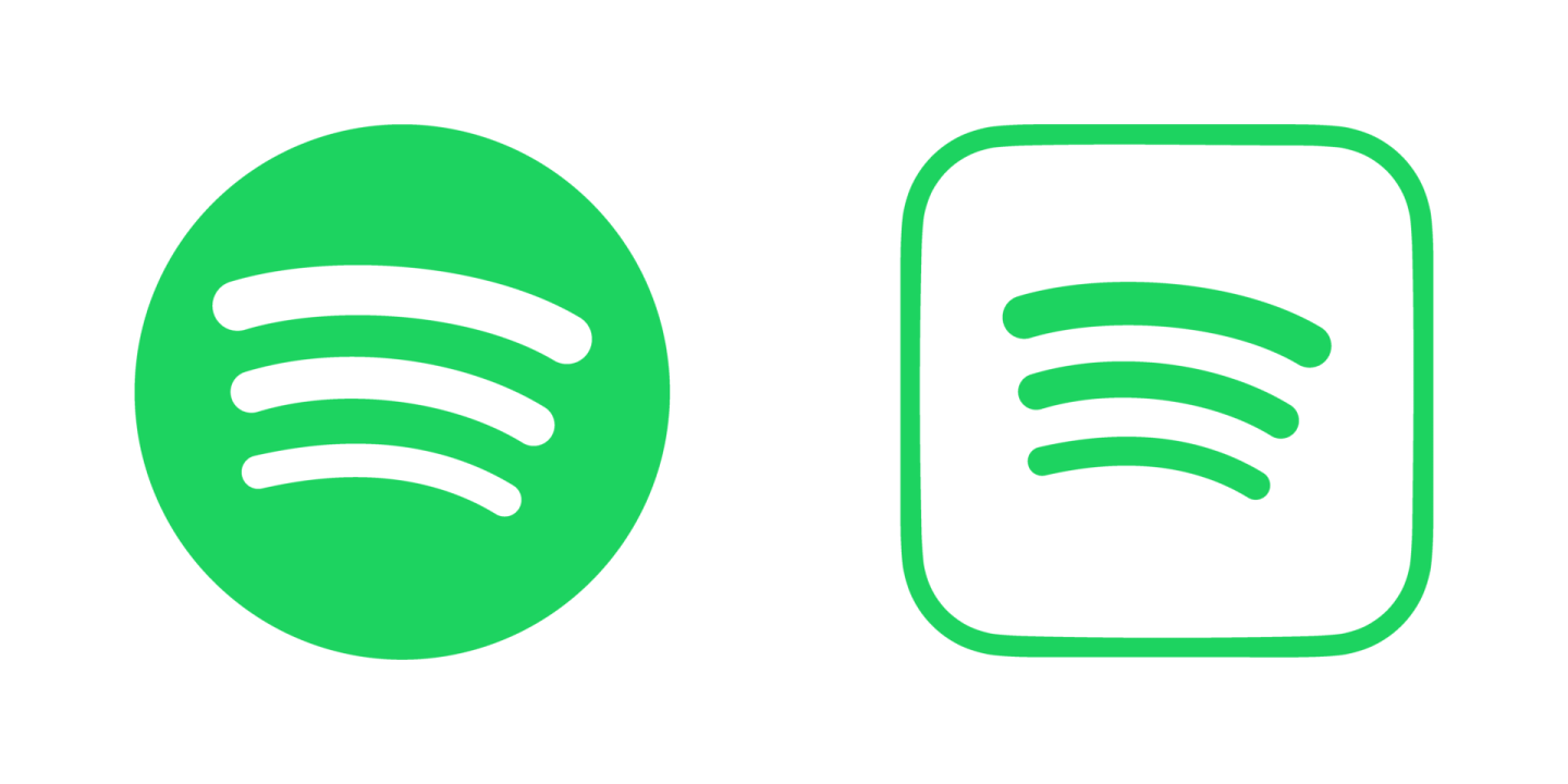 a green and white icon of a pair of eyes