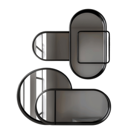an image of a pair of black door handles