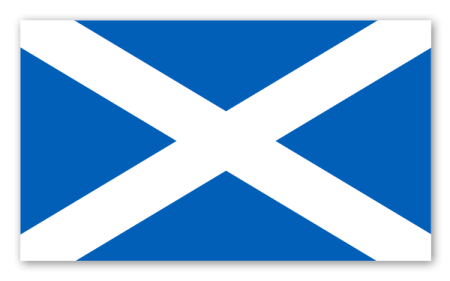 the flag of scotland