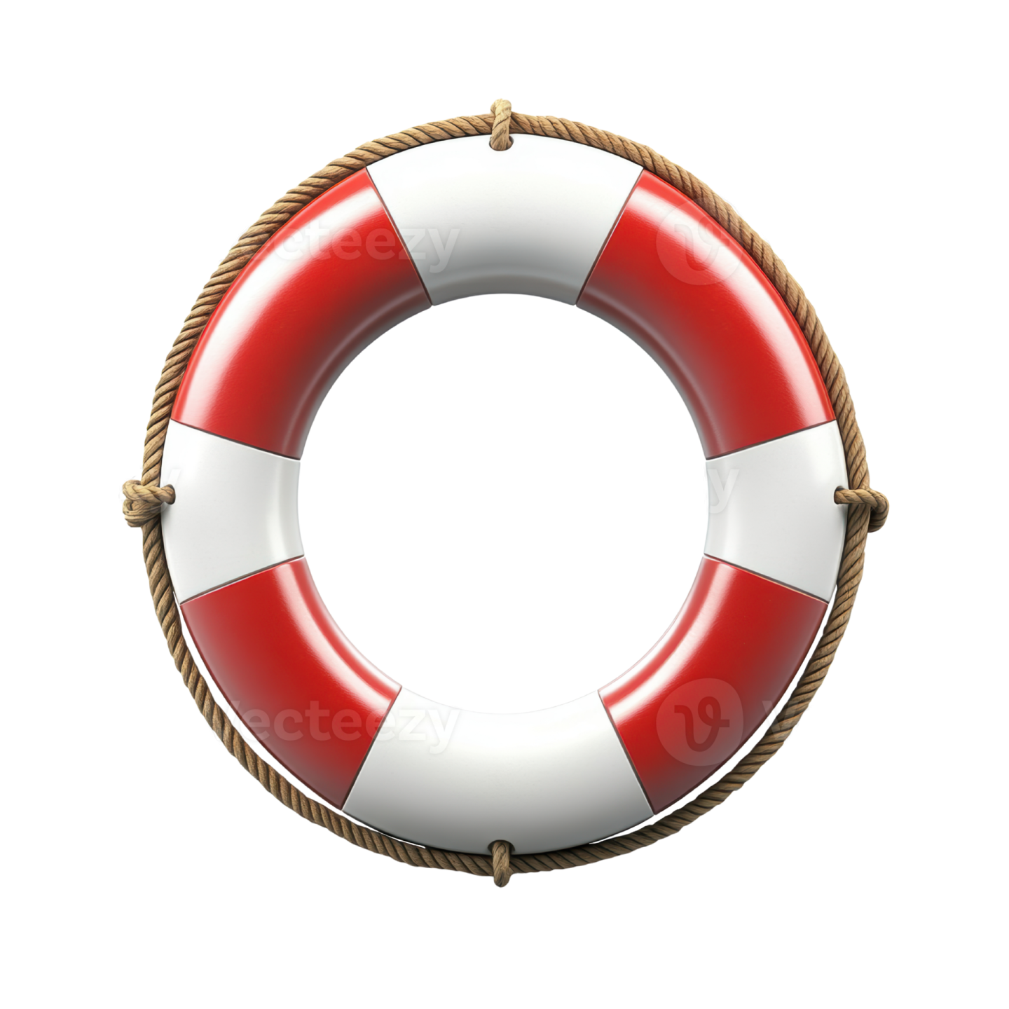 a life preserver on a white background