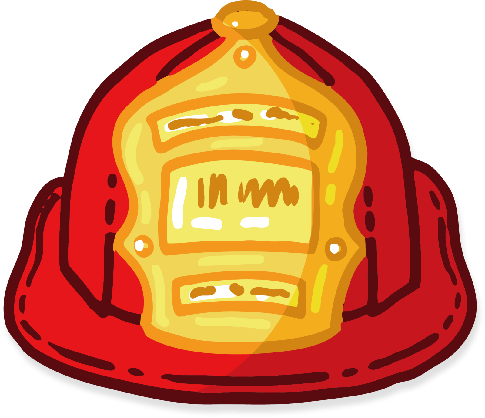 a fireman's helmet with flames on it