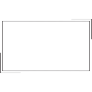 a line drawing of a rectangular shape