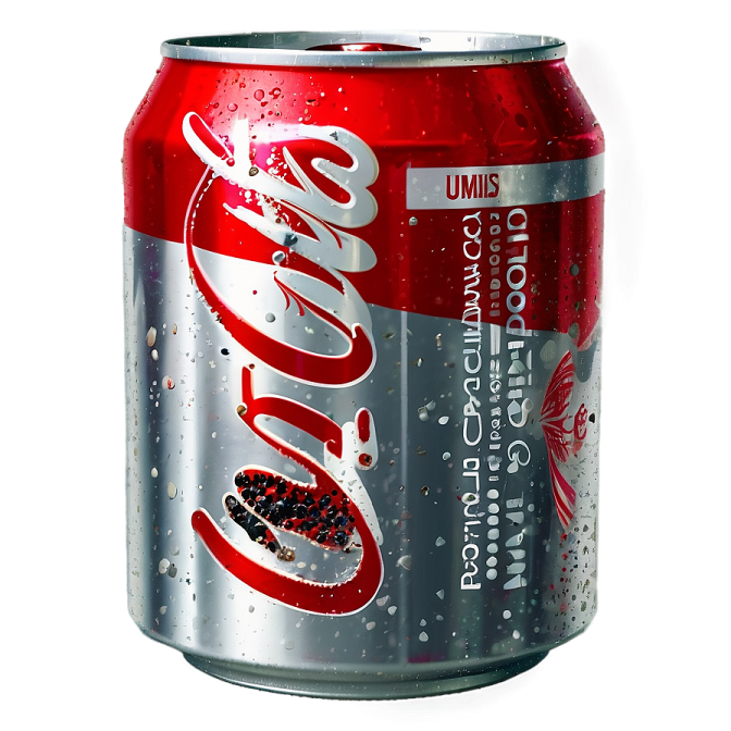 a can of coca cola on a white background