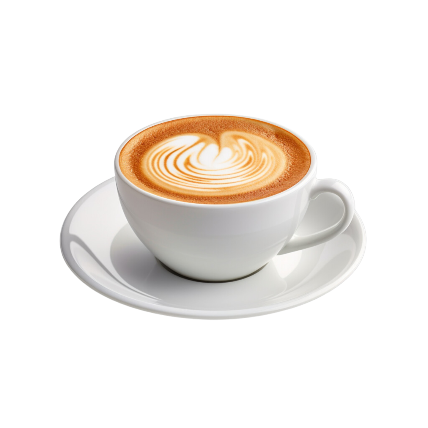 a cup of coffee on a saucer