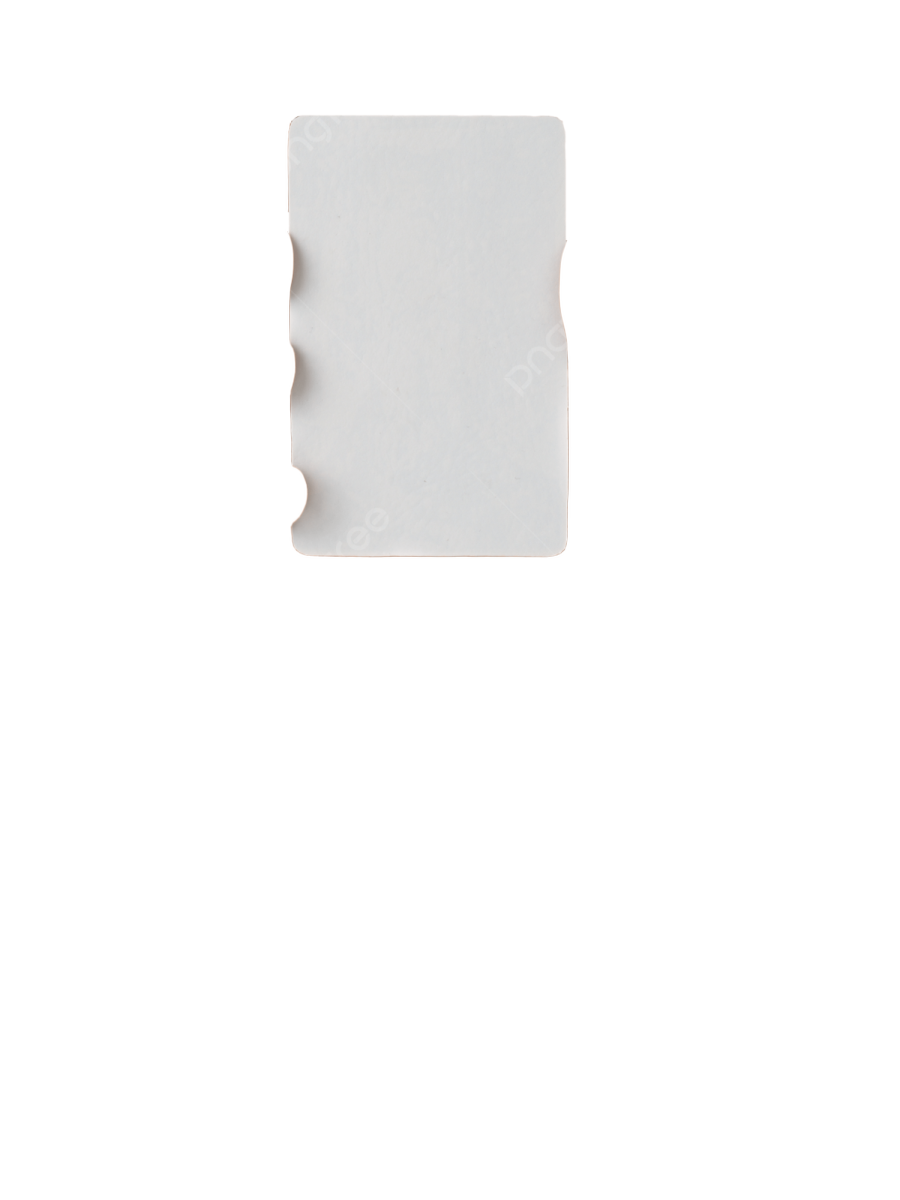 a person holding a white card in their hand