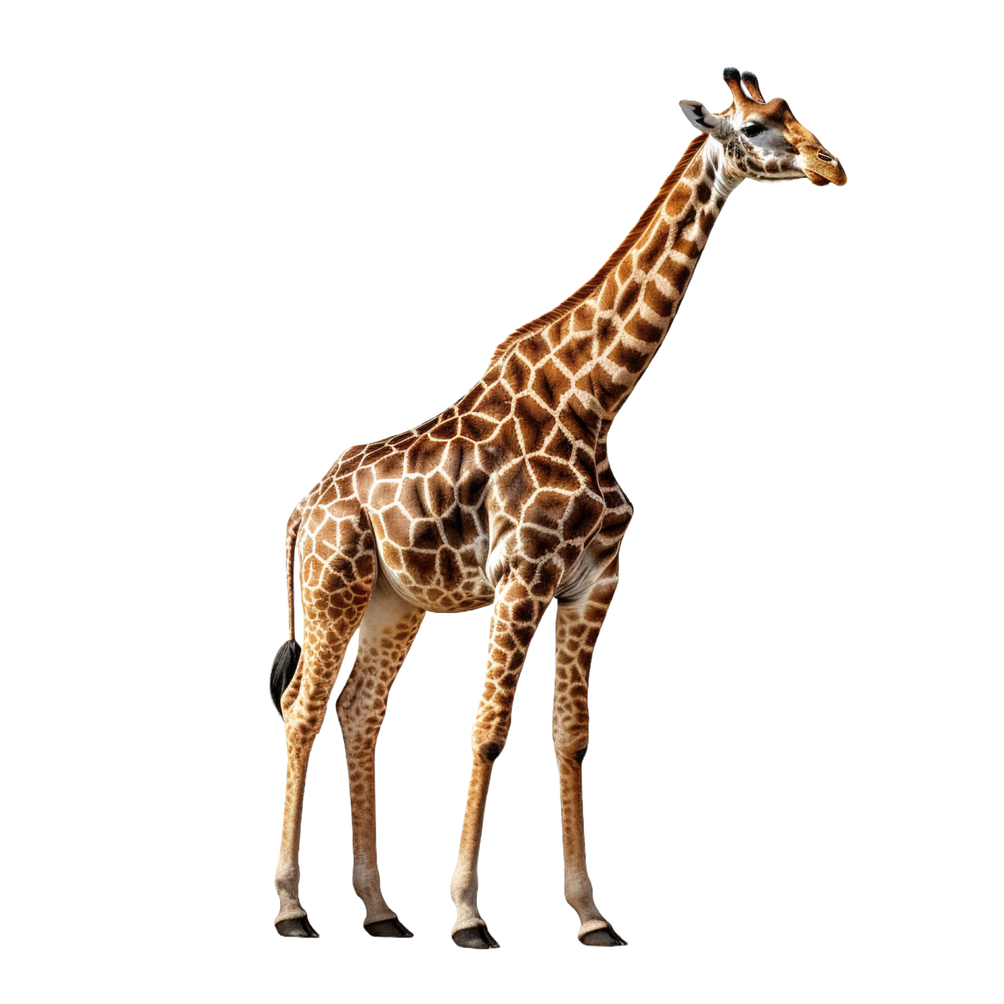 a gi is standing on a white background