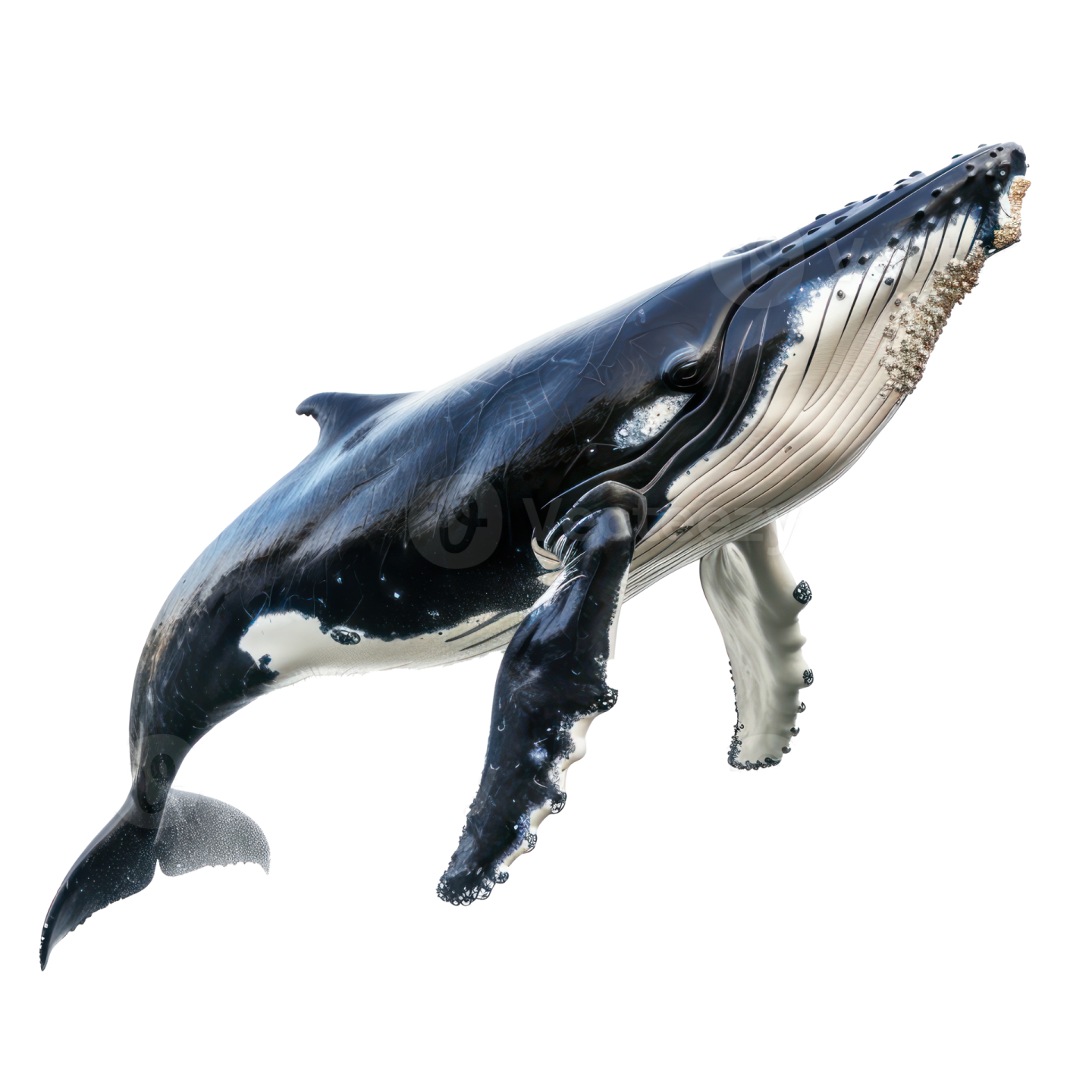 a whale jumping in the air with its mouth open