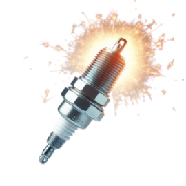 an image of a spark in the air