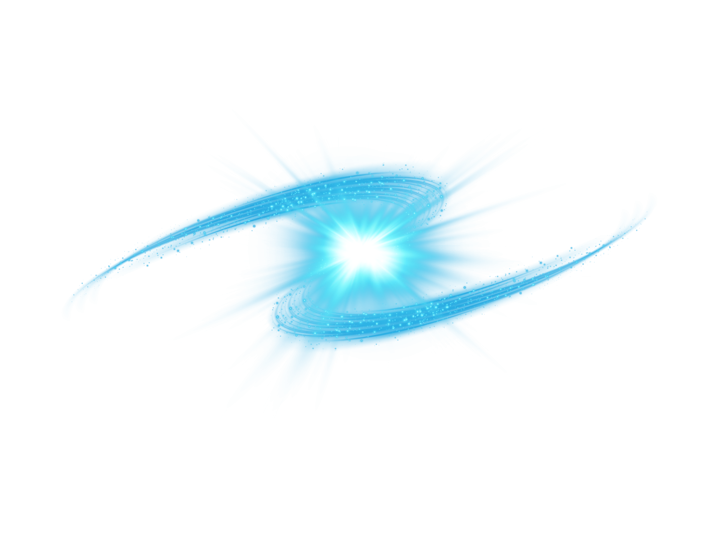 a white background with blue swirls on it